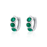 Scream Pretty Malachite Green Huggie Hoop Earrings