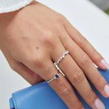 9ct Yellow Gold Morganite Diamond Petite Trilogy Ring