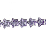 Vintage Design Sterling Silver Star CZ Bracelet