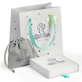 Little Star Maeve Diamond Cut Pattern Baby Bangle