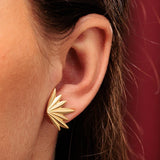 Scream Pretty Phoenix Stud Earrings Gold Plated