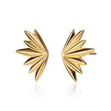 Scream Pretty Phoenix Stud Earrings Gold Plated