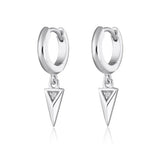 Scream Pretty Rebel Charm Hoop Earrings