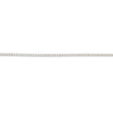 Sterling Silver Curb 32 Ankle Chain