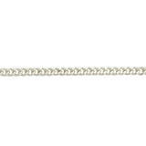 Sterling Silver Filed Curb 32 Ankle Chain