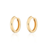 Scream Pretty Huggie Hoop Earrings Gold Plated