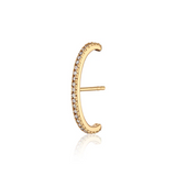 Scream Pretty Single Suspender Earring Gold Plated