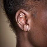 Scream Pretty Single Suspender Earring Gold Plated