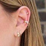 Scream Pretty Toi Et Moi Huggie Hoop Earrings