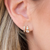 Scream Pretty Toi Et Moi Huggie Hoop Earrings