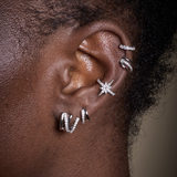 Scream Pretty Illusion Split Huggie Hoop Earrings