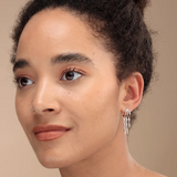 Scream Pretty Illusion Claw Drop Hoop Earrings