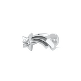 Scream Pretty Shooting Star Flat Back Single Stud Earring