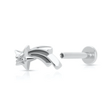 Scream Pretty Shooting Star Flat Back Single Stud Earring