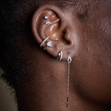 Scream Pretty Princess Flat Back Single Stud Earring