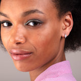 Scream Pretty Audrey White Huggie Hoop Earrings