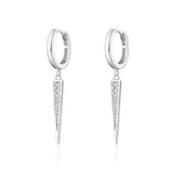 Scream Pretty Sparkling Spike Hoop Earrings