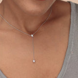 Scream Pretty Sparkling Star Drop Necklace