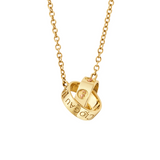Clogau Insignia 9ct Gold Linked Ring Necklace