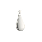 Sterling Silver Plain Teardrop Locket 34x15mm