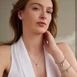 Clogau Cariad Silver Figaro Bracelet