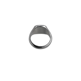 Sterling Silver Cushion Top Signet Ring