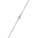 18ct White Gold Aquamarine Tanzanite Duo Necklace