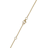 18ct Yellow Gold Diamond Deco Spear Necklace 0.30ct