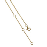 18ct Yellow Gold Diamond Quatrefoil Station Necklace 0.27ct