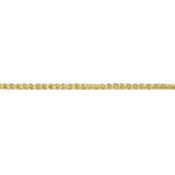 9ct Yellow Gold Spiga 40 Ankle Chain