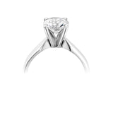 Platinum Diamond Solitaire Round Brilliant Cut Ring 0.70ct