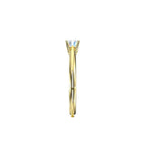 18ct Yellow Gold Diamond Solitaire Secret Diamonds Ring 0.32ct