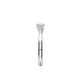 9ct White Gold Diamond Round Brilliant Cut Trilogy Ring 0.77ct