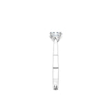 Platinum Diamond Trilogy Pear Shape Ring 1.06ct