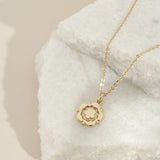 Yorkshire Rose 9ct Yellow Gold Original Design Pendant