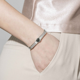 Nomination Trendsetter Infinity Bracelet, Stainless Steel Black CZ SALE