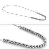Nomination Symphony Bead Necklace, Stainless Steel SALE