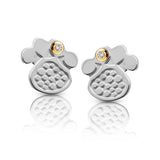 Nomination Symphony Paw Print Stud Earrings, Stainless Steel SALE