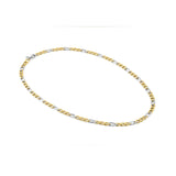 Nomination B-Yond Striped Curb Necklace, Stainless Steel Gold PVD
