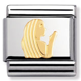 Nomination Classic Gold Zodiac Virgo Charm