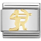 Nomination Classic Gold Zodiac Sagittarius Charm