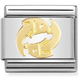 Nomination Classic Gold Zodiac Pisces Charm