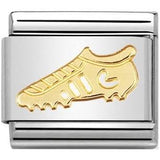 Nomination Classic Gold Football Boot Charm