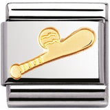 Nomination Classic Gold Baseball Charm SALE