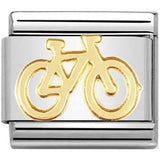 Nomination Classic Gold Bike Charm