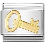 Nomination Classic Gold Key Charm