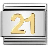 Nomination Classic Gold Number Twenty One Charm