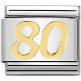 Nomination Classic Gold Number Eighty Charm