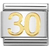 Nomination Classic Gold Number Thirty Charm