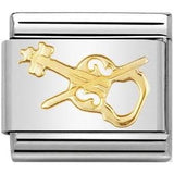 Nomination Classic Gold Music Violin Charm SALE